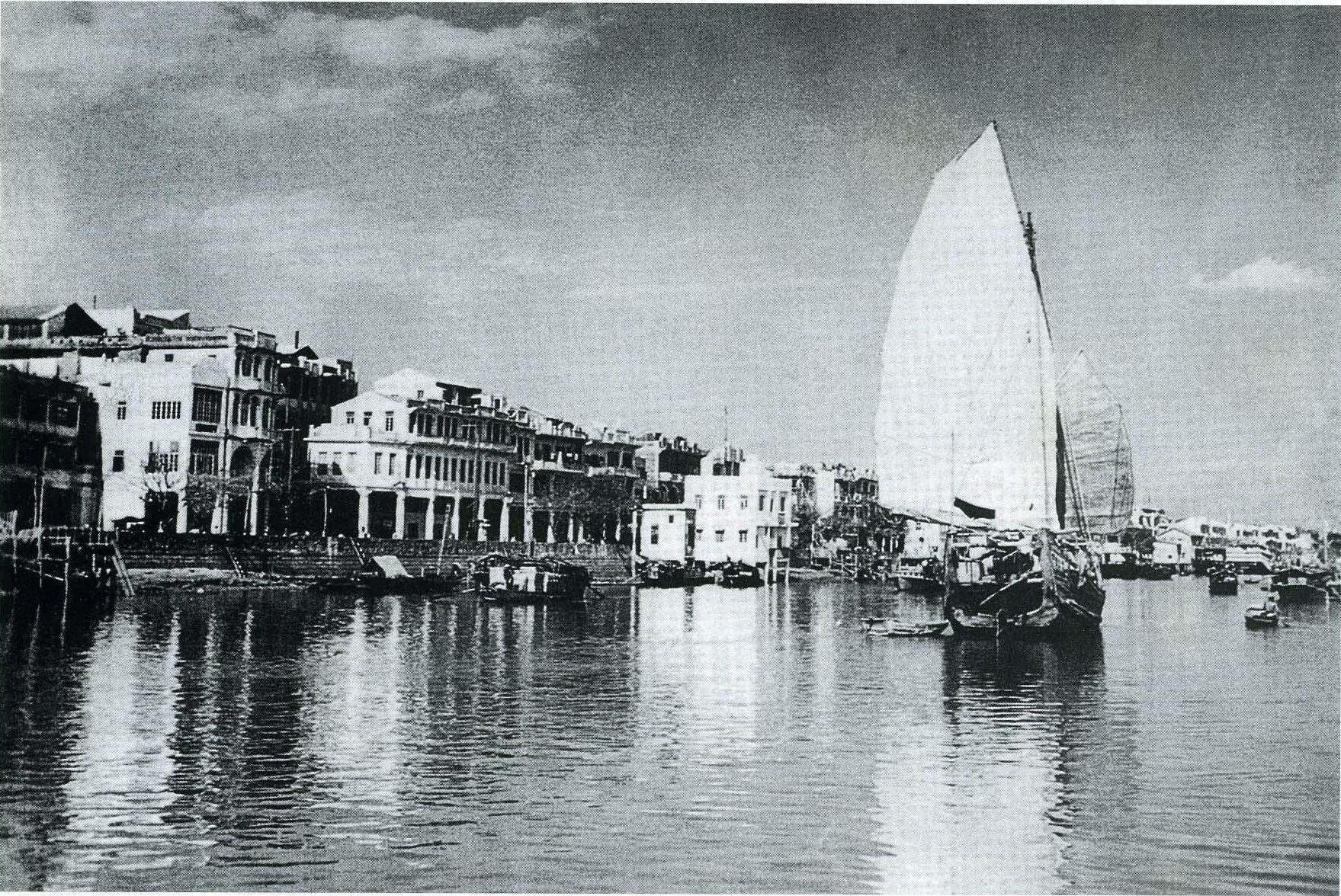 1950年代的江门长堤