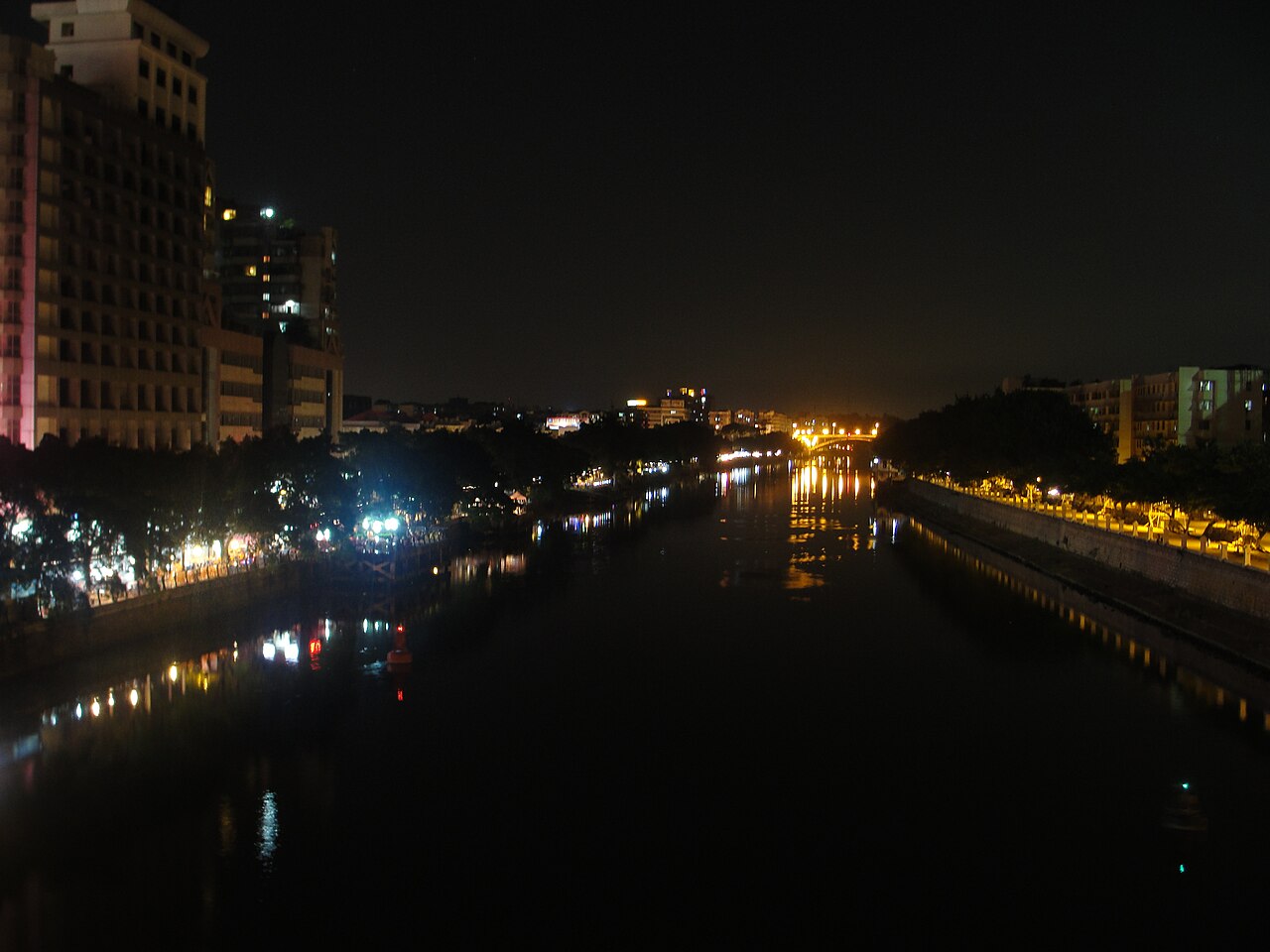 蓬江两岸夜景